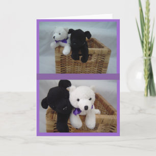 Carte Anniversaire adorable d'animaux