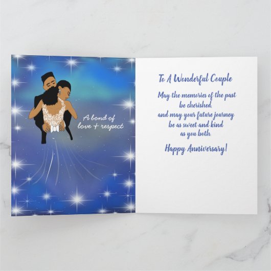 Carte Anniversaire African American Starry Skies (Intérieur)