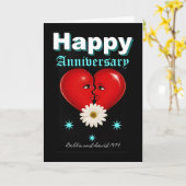 Carte anniversaire afro-américain (Fleur jaune)