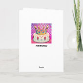 Carte Anniversaire afro-américain de la vieille reine dr (Dos)