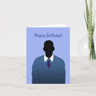 Carte Anniversaire afro-américain personnalisable