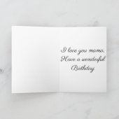 Carte Anniversaire - Aimez-vous maman (Intérieur)