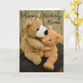 Carte Anniversaire - Aimez-vous maman (Fleur jaune)