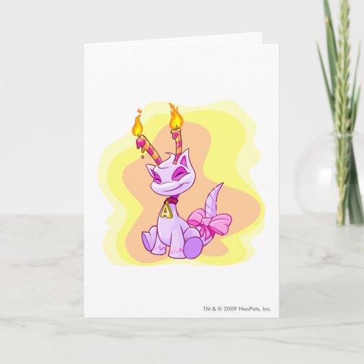 Carte Anniversaire Aisha (Devant)