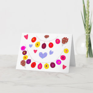 Carte Anniversaire ajouter années et message