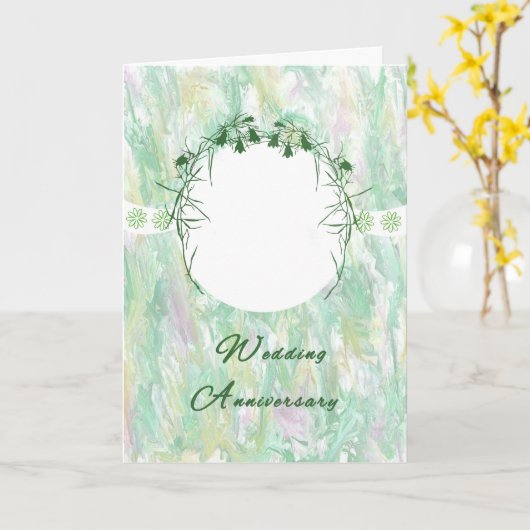 Carte Anniversaire ajouter votre propre image (Fleur jaune)