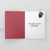 Carte Anniversaire Allemand Berger Chien Humour (Intérieur)