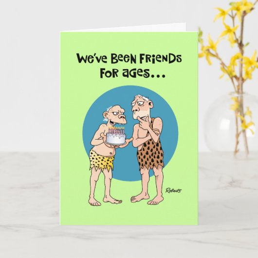 Carte Anniversaire Ami de longue date (Fleur jaune)