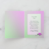 Carte Anniversaire, ami, lilas dans un vase (Intérieur)