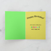 Carte Anniversaire, amie, Collection Kaleidoscope De Gre (Intérieur)