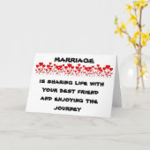 CARTE ANNIVERSAIRE AMOUR POUR "L'AMOUR DE MA VIE" (Fleur jaune)