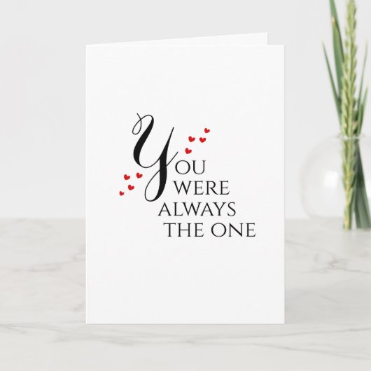 Carte Anniversaire Amour Valentine Mariage Lover Her (Devant)