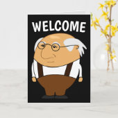 CARTE ANNIVERSAIRE AMUSANT DE L'ANNIVERSAIRE SUR LA COLL (Fleur jaune)