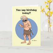 Carte Anniversaire amusant de "Over the Hill" (Fleur jaune)