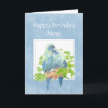 Carte Anniversaire amusant pour Maman Parrot Couple Bird<br><div class="desc">Funny Birthday Parrot</div>