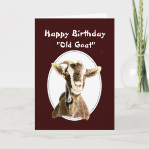 Cartes Chevre D Anniversaire Zazzle Be