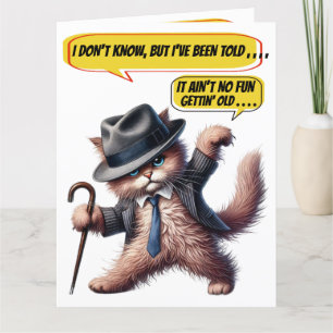 CARTE ANNIVERSAIRE AMUSANT - VOIR À L'INTÉRIEUR ...