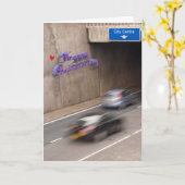 Carte anniversaire amusante (Fleur jaune)