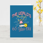 Carte Anniversaire Angélique 60e (Fleur jaune)