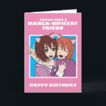 Carte Anniversaire Anime Et Manga Pour Le Meilleur<br><div class="desc">Envoyez votre meilleure amie qui aime anime & manga cette carte d'anniversaire kawaii pour lui souhaiter un joyeux anniversaire et lui faire savoir qu'elle est magnifique. Si vous souhaitez ajouter un autre message à l'avant de cette carte, le texte est entièrement modifiable et permet la personnalisation. La carte de voeux...</div>