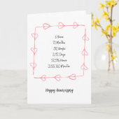 Carte Anniversaire Année 6 (Fleur jaune)