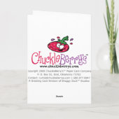 Carte Anniversaire Anniversaire (Dos)