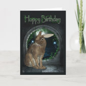 Carte Anniversaire - Anniversaire Espèce Avec Lapi (Devant)