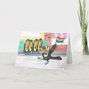 Carte Anniversaire arc-en-ciel