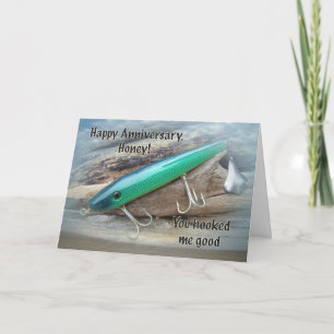 Carte Anniversaire - attrait vert de pêche de nageur