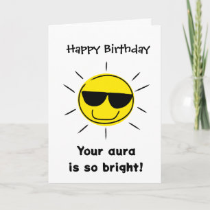 Carte Anniversaire Aura Drôle