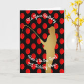 Carte Anniversaire Aux 365 Jours De Pêche Suivants (Fleur jaune)