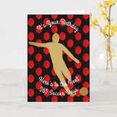 Carte Anniversaire Aux 365 Prochains Jours De Football (Fleur jaune)