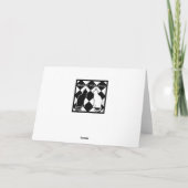 Carte Anniversaire avec Cat Watching Youtube (Dos)