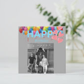 Carte anniversaire avec photo (Debout devant)