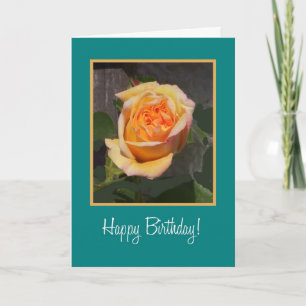 Carte Anniversaire avec Spires de Rêve Rosebud