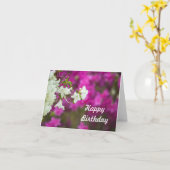 Carte Anniversaire Azalea (Fleur jaune)