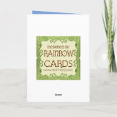 Carte Anniversaire Ballerina (Dos)