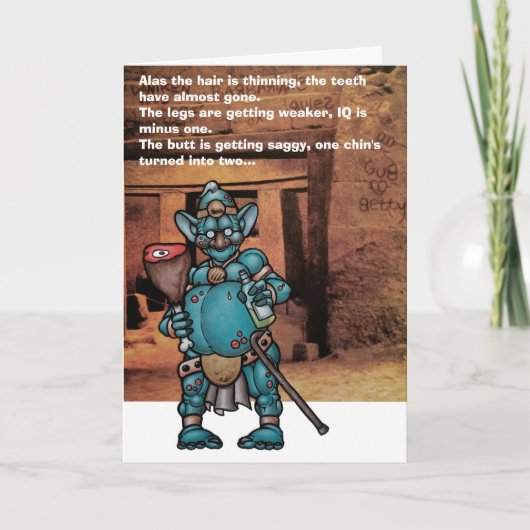 CARTE ANNIVERSAIRE BARBARE (Devant)