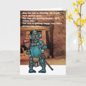 CARTE ANNIVERSAIRE BARBARE (Fleur jaune)