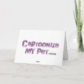 Carte Anniversaire Basset Hound (Dos)
