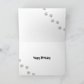 Carte Anniversaire Basset Hound (Intérieur)