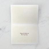 Carte Anniversaire - Basset sphinx (Intérieur)