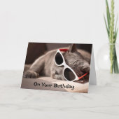 Carte Anniversaire Be Sunshine Fun Chat (Devant)