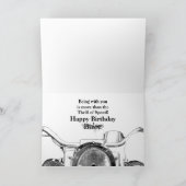 CARTE ANNIVERSAIRE - BÉBÉ - CASQUE DE CYCLISTE (Intérieur)
