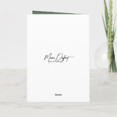 Carte Anniversaire Beldate avec Casquette de fête (Dos)