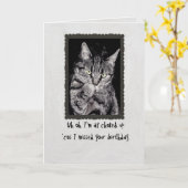 Carte Anniversaire Belge (Fleur jaune)