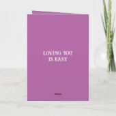 Carte Anniversaire belle femme violet bleu photo (Dos)