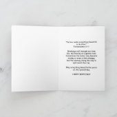 Carte Anniversaire, Belle-fille, Aiguille royale (Intérieur)