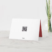 Carte anniversaire belle-fille pois (Dos)