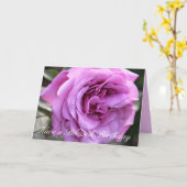 Carte Anniversaire béni (Fleur jaune)